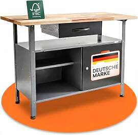 Ondis24 Montagewerkbank Werkbank Klaus 120 cm,