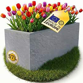 Ondis24 Pflanzkübel Vulkan, 57L Pflanzvolumen,