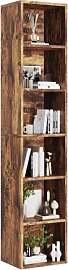 oneinmil Bücherregal, Bücherschrank mit 6