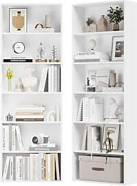 oneinmil Bücherregal, Bücherschrank mit 6