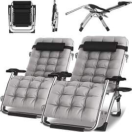 ONKBOITE 2er Set Sonnenliege klappbar Liegestuhl