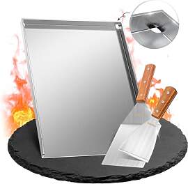 Onlyfire Grillplatte aus 4mm V2A Edelstahl,