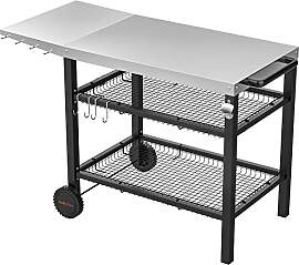 Onlyfire Grillwagen | Edelstahl Grilltisch mit