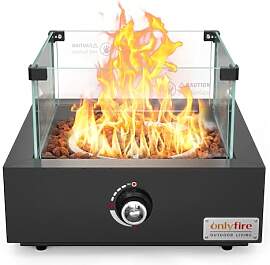 Onlyfire Tisch Gas Feuerstelle, Quadratische
