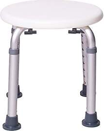 ONVAYA Badhocker 150kg (Duschhocker rund weiß 150 