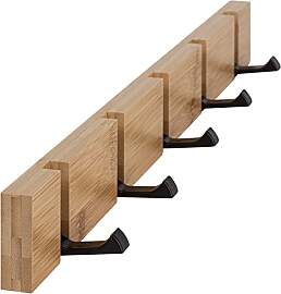 ONVAYA® Garderobenhaken | Bambus | Wandgarderobe
