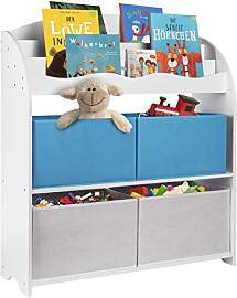 ONVAYA® Kinder-Bücherregal Finn Weiß |