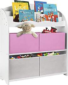 ONVAYA® Kinder-Bücherregal Finn Weiß |