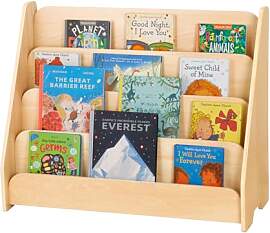 OOOK Bücherregal Kinder Holz mit 4 Ablagen,