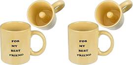 ootb Keramik-Becher Penis, For my best friend, ca. 