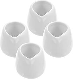 Operitacx Mini Milchkännchen Weiß Keramik 50Ml