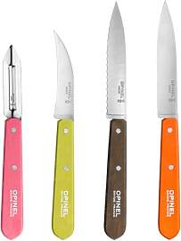 Opinel 1452 Küchenmesser-Set, 4-teilig, rostfrei