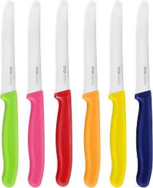 OPOLIA 6 Stück Bunt Frühstücksmesser,kann als