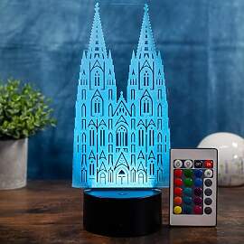 Optechvisual Kölner Dom LED Lampe – Skyline