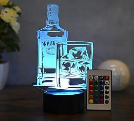 Optechvisual Whisky-Lampe - Whisky-Geschenkidee