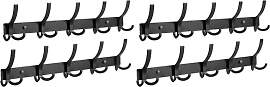 Optish 2 Stück Garderobenhaken mit 15 Haken,