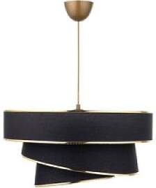 Opviq Pendelleuchte Couper gold schwarz B/H/T/L/D: 
