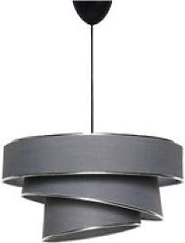 Opviq Pendelleuchte Couper silber anthrazit
