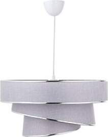Opviq Pendelleuchte Couper silber grau B/H/T/L/D: