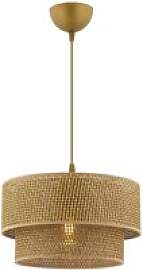 Opviq Pendelleuchte Echo beige Baumwolle