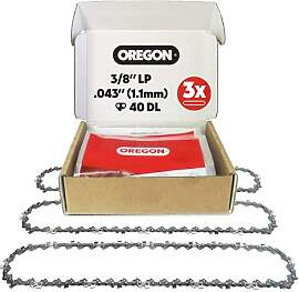 Oregon 3-er Pack Sägekette 3/8 LP Teilung, 0,43