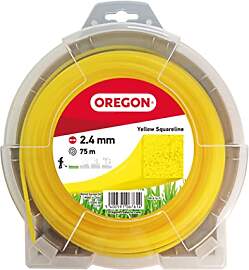 Oregon Quadratischer Mähfaden 2,4 mm, Gelb, Für