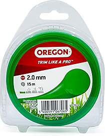 Oregon Runder Mähfaden 2 mm, Grün, Für Gras,