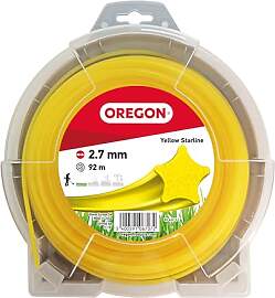 Oregon Sternförmiger Mähfaden 2,7 mm, Gelb, Für 