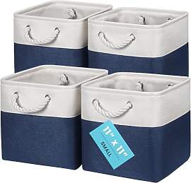 OrganiHaus Aufbewahrungsbox 28x28cm 4er-Set,