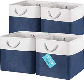 OrganiHaus Aufbewahrungsbox 33x33cm 4er-Set,