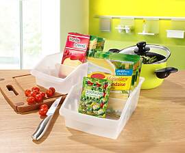 Organizer RUCO, transparent, B:16cm H:9cm T:24cm,