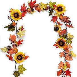 OrgMemory Herbst Dekoration, 180cm mit