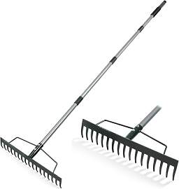 ORIENTOOLS Gartenrechen, schwere Ausführung, 44