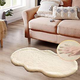 ORINOVA Teppich Schlafzimmer Beige Flauschig
