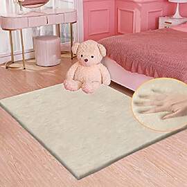 ORINOVA Teppich Schlafzimmer Beige Flauschig