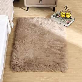ORINOVA Teppich Schlafzimmer Beige Flauschig