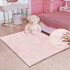 ORINOVA Teppich Schlafzimmer Flauschig Rosa 90x150 