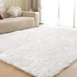 ORINOVA Teppich Weiß 240x300 cm Flauschig
