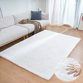 ORINOVA Teppich Wohnzimmer Waschbar Weiß 120x180