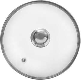 orion group - Glasdeckel mit Edelstahlring für