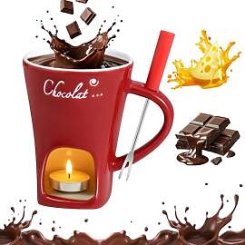 ORIZMA Schokofondue Tasse 130Ml Schokoladenfondue