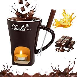 ORIZMA Schokofondue Tasse Schokoladen Fondue