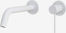 Orveta Einbau-waschtischarmatur Aus Messing Weiss