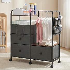 Orzbow Wickeltisch Organizer, 4 Etagiger