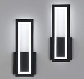 Osairous Wandleuchte LED Innen Modern, 2 Stück