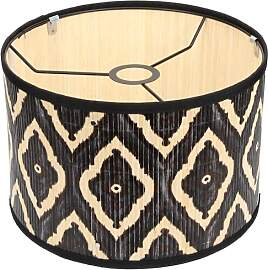 OSALADI Bambus Lampenschirm Hängelampe Wohnzimmer 