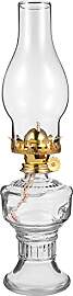 OSALADI Petroleumlampe aus Glas: