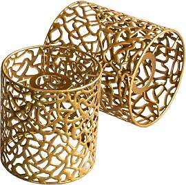 Osasy Metall-Lampenschirme, 2er Set, E27 /