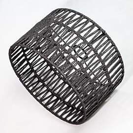 Osasy Modern schwarz Boho lampenschirm,rattan