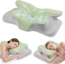 OSDUE Nackenkissen Kopfkissen, Memory Foam Kissen, 